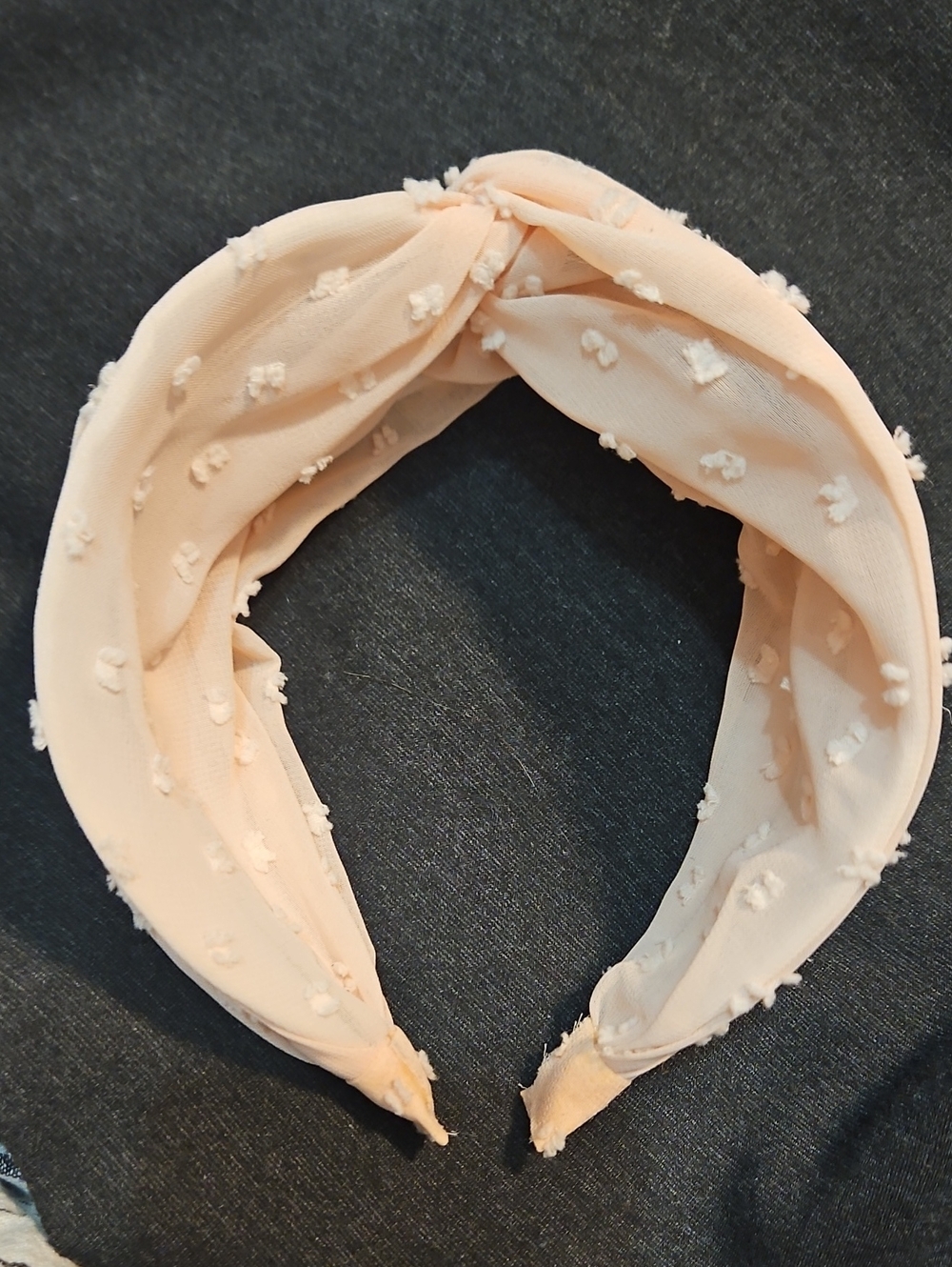 5/25 Dainty Peach Knotted Headband